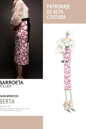 Patron Falda Berta Atelier Javier Barroeta