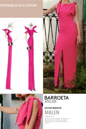 Patrón vestido Malen Atelier Javier Barroeta Bilbao