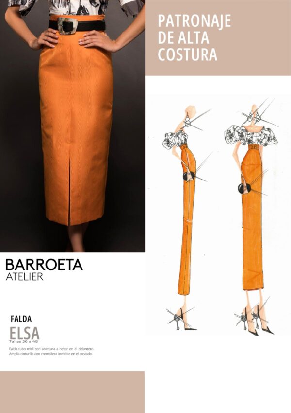 Patron falda Elsa Atelier Javier Barroeta