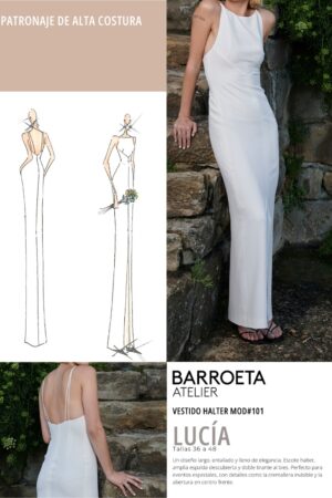 Patron vestido Lucía - Atelier Javier Barroeta