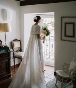 Amaia vestido de novia atelier Barroeta Bilbao