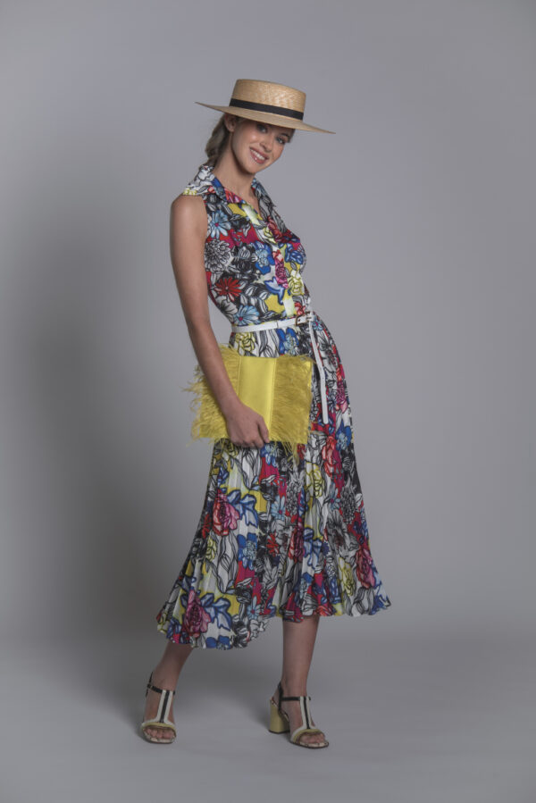 Eguzkia vestido invitada atelier Barroeta