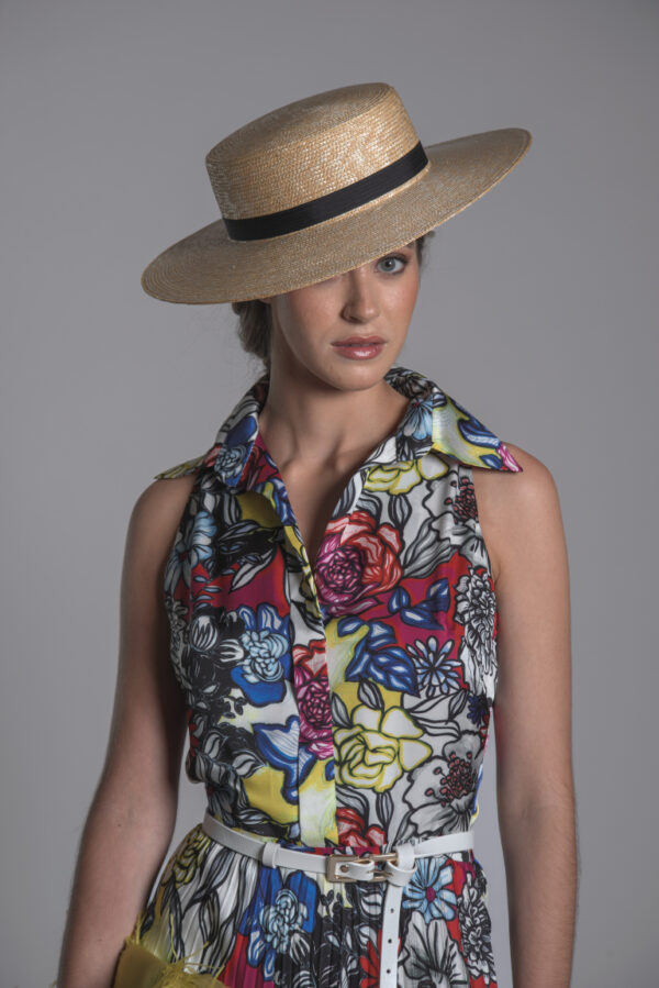 Eguzkia vestido invitada atelier Barroeta Bilbao